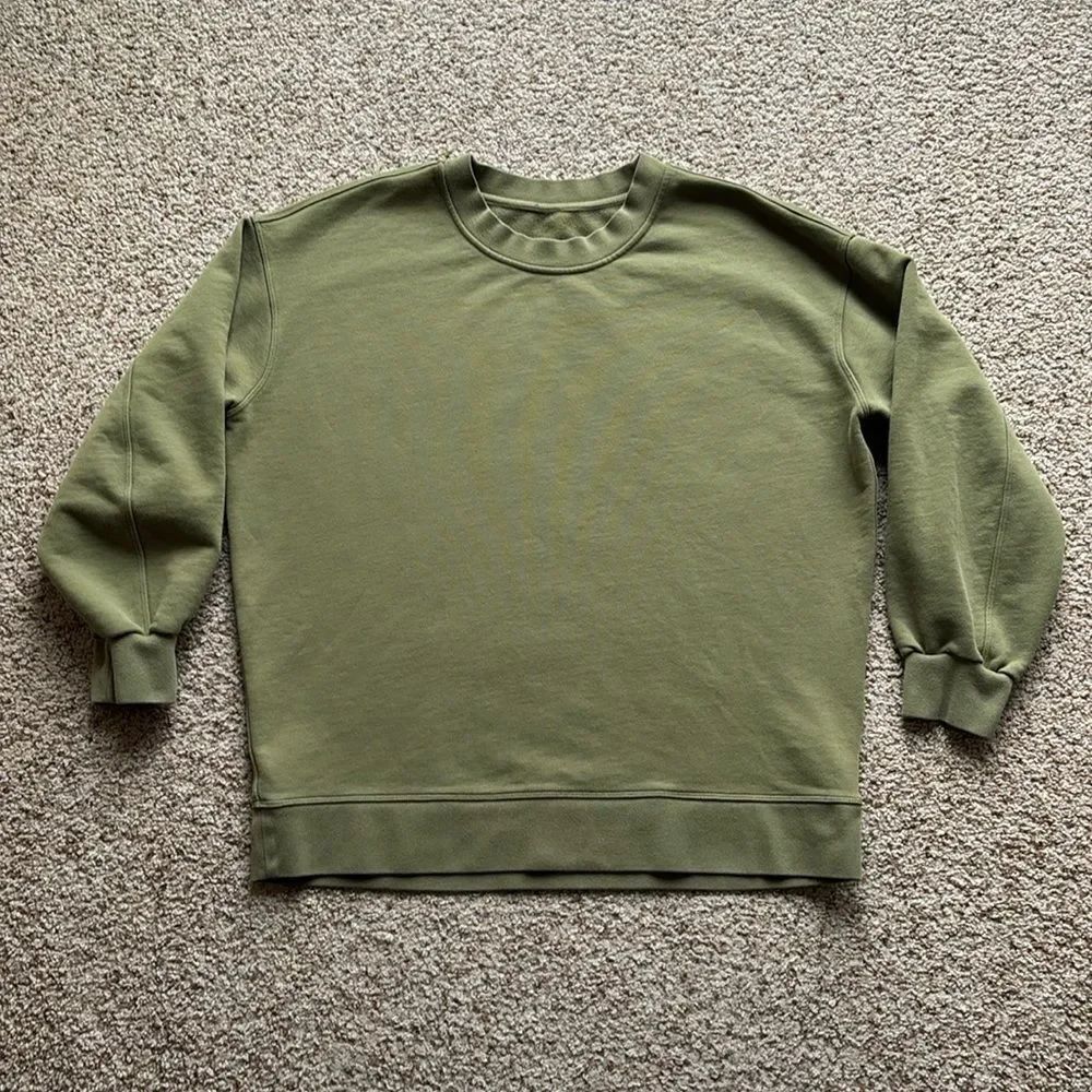 Lululemon Women’s Green Oversize Crew Neck Sweatshirt